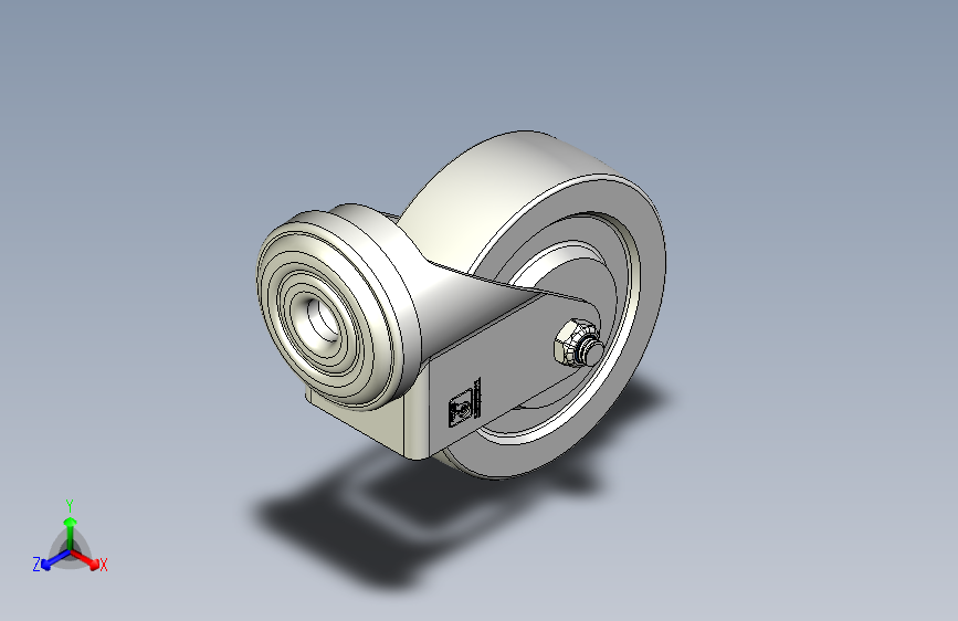 33系列钢轮孔顶活动脚轮_3
