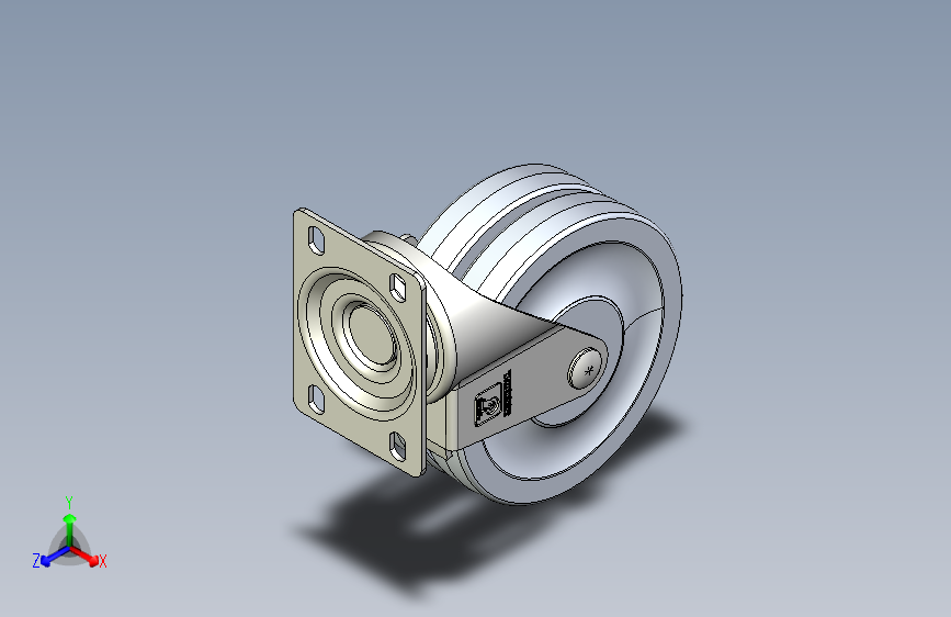 工具车边刹轮_5寸