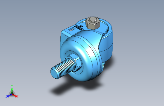 55系列-带加强筋型低重心活动丝杆脚轮_2