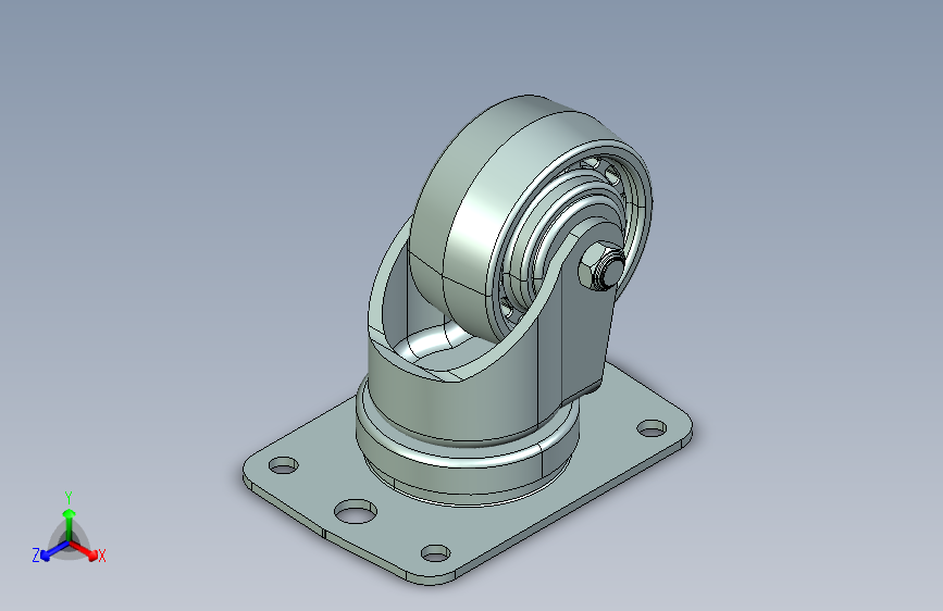 2822-02-NY（58mm-轮子96mm总高机场轮）