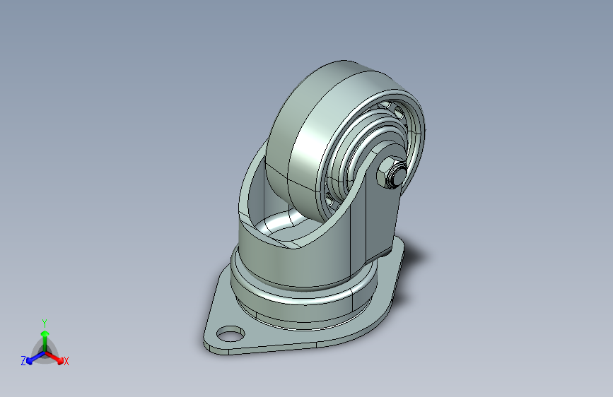 2822-01-NY（58mm-轮子96mm总高机场轮）