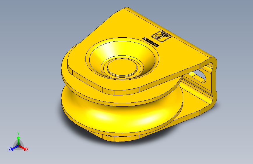 梯形导轨轮U型单轴