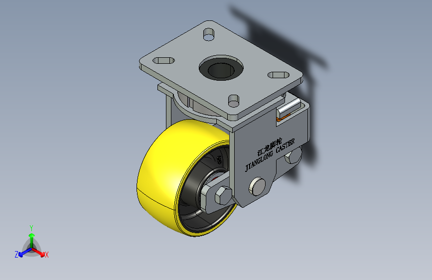 6x3超重型（850kgs减震脚轮）