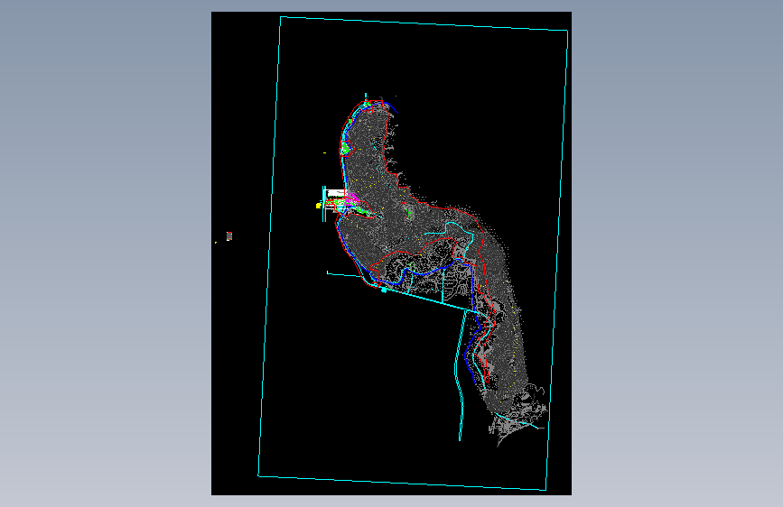 忠义园原始高程图