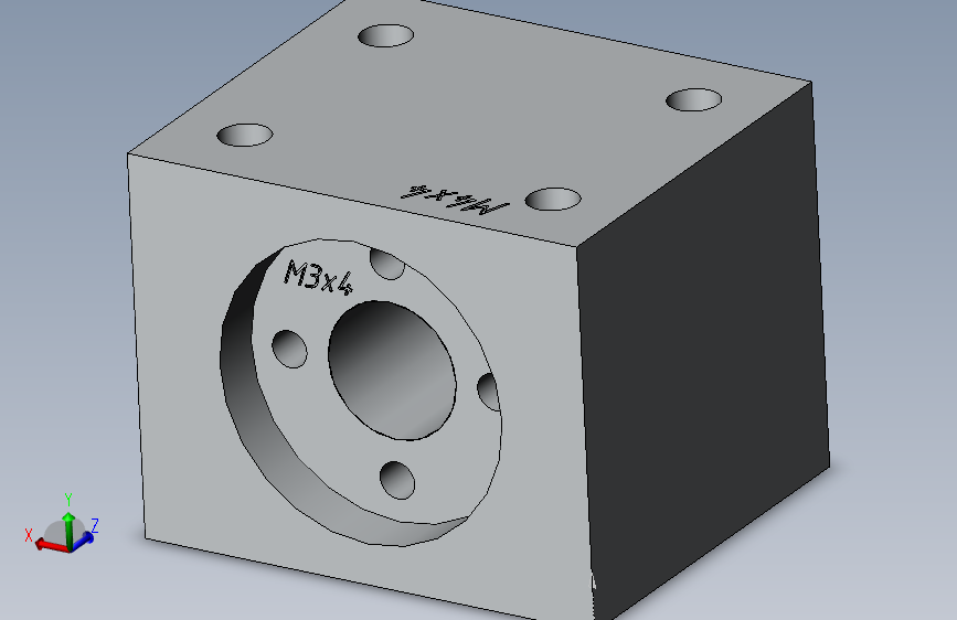 T8梯形丝杠螺母外壳