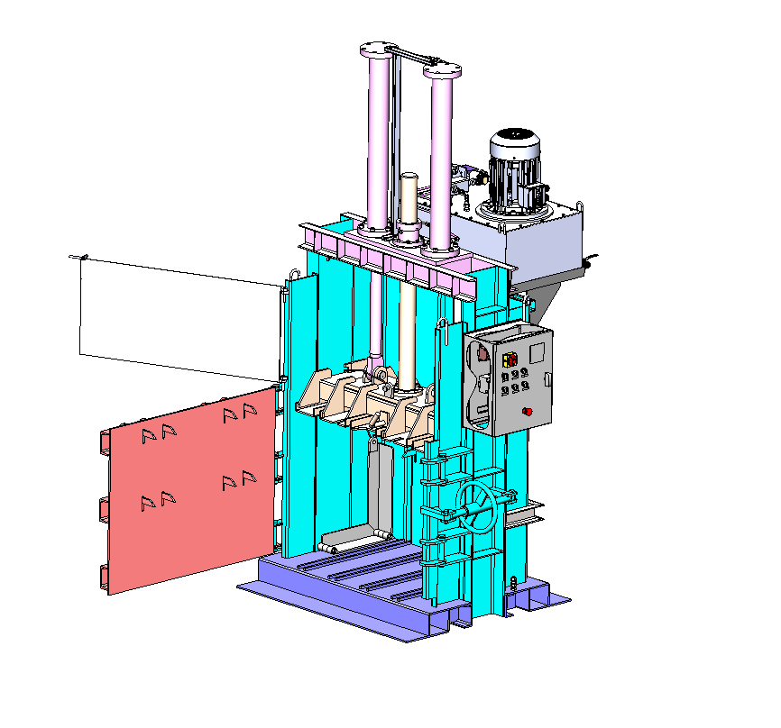 立式液压废料打包机