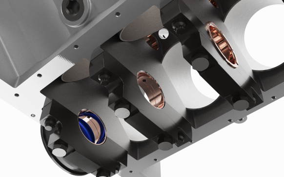 V8发动机缸体3D模型