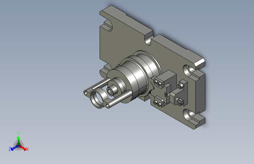 加工中心钻孔夹具含CAD装配图--542384-40