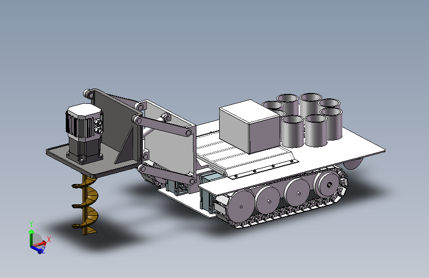 沙漠植树机器人