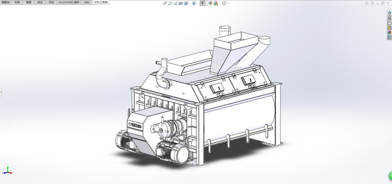 工业用混合搅拌装置设计