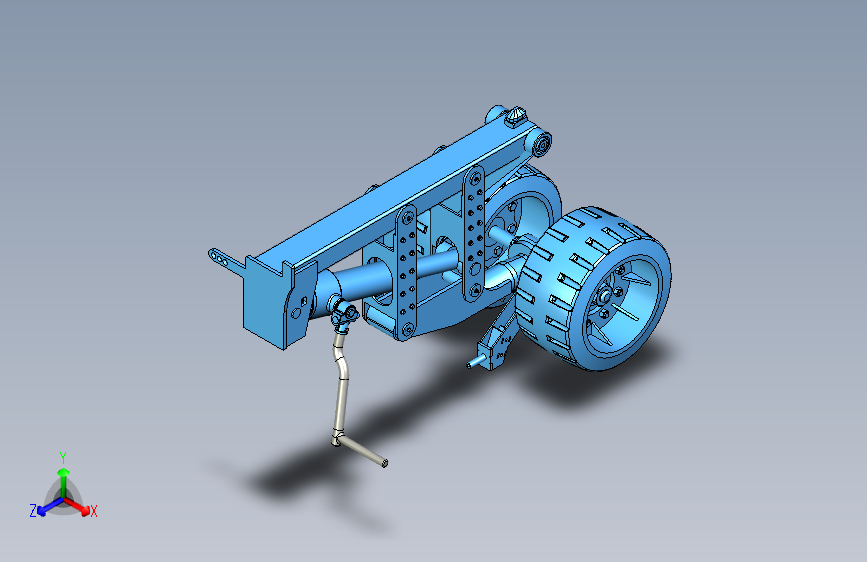 LC-15机械式可提升集装箱脚轮脚轮_LC-15