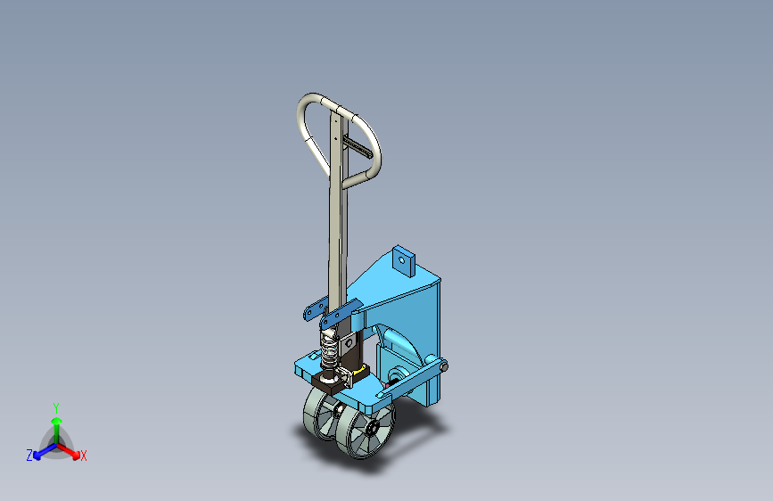 LCYK-20集装箱用可提升叉车脚轮脚轮_LCYK-20