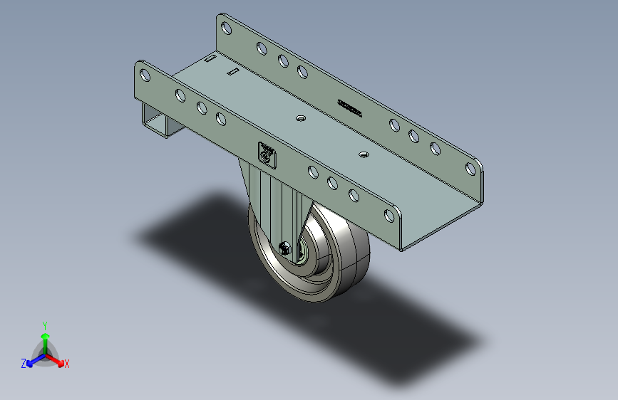 托盘脚轮（固定）脚轮_100