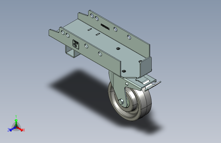 托盘脚轮（刹车）脚轮_100