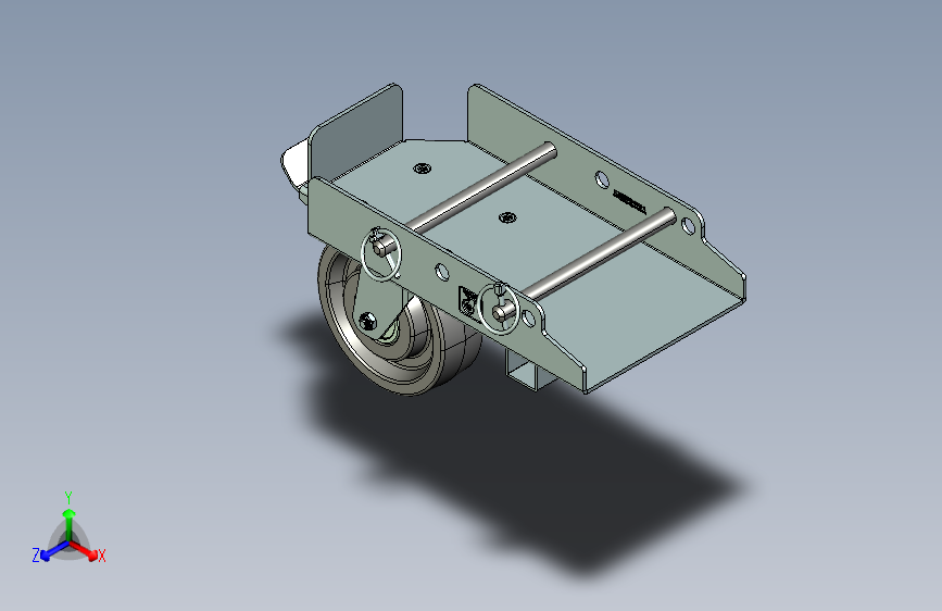 托盘脚轮（活动刹车）脚轮_150