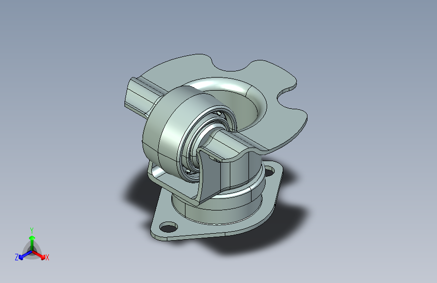C2822-01-NY（58mm-轮子96mm总高机场轮）脚轮_58