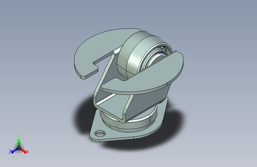 ET2822-01-NY（58mm-轮子96mm总高机场轮）脚轮_58