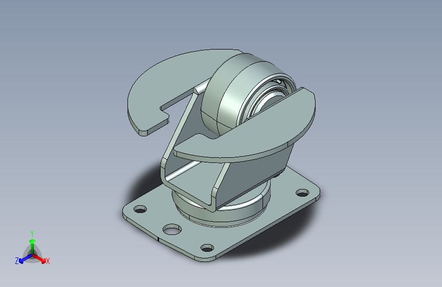 ET2822-02-NY（58mm-轮子96mm总高机场轮）脚轮_58