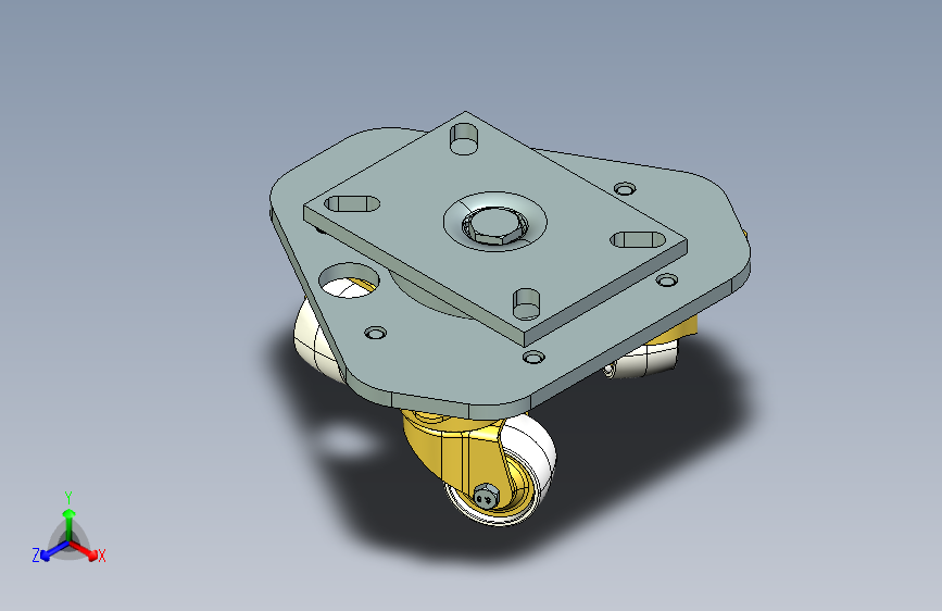 载重750kgs  三角轮脚轮_750