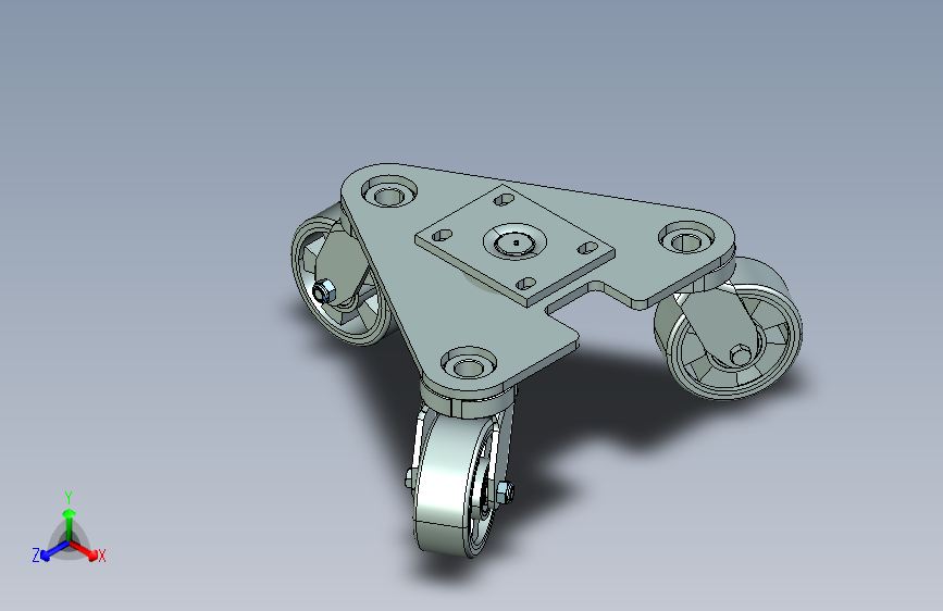 载重1500kgs 三角轮5寸脚轮_1500
