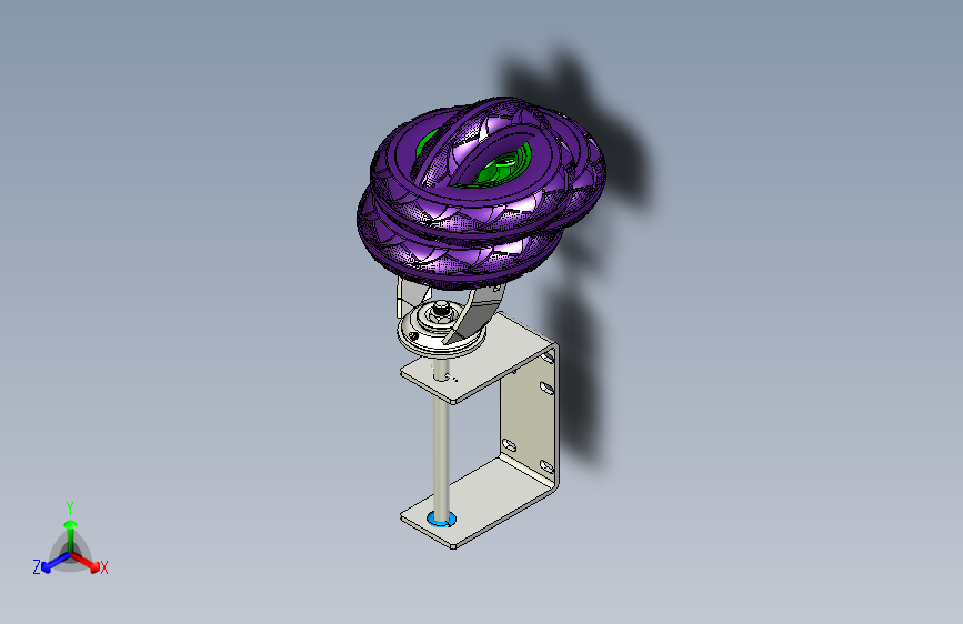 充气门轮脚轮_8×2