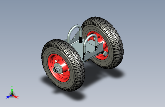 管道门轮工业轮脚轮_6×2