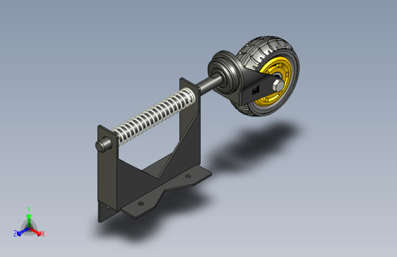 4寸镀金塑芯烽火蝴蝶架活动门轮脚轮_4寸左