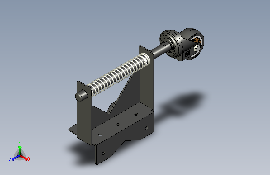 2寸TPR_蝴蝶架活动门轮脚轮_2寸右