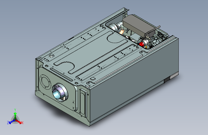 壁挂炉三维装配图--1706585-350