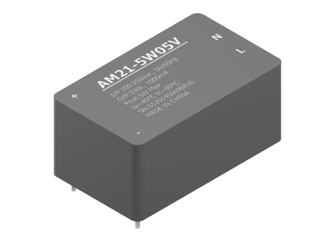 AM21-5W05V小型的双用途交流和直流开关电源模块