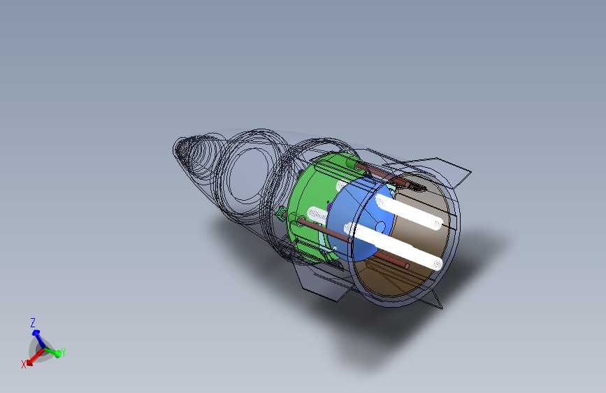 弹射机构测试架构设计 STEP格式