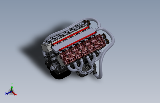 V12双涡轮增压 V12 发动机