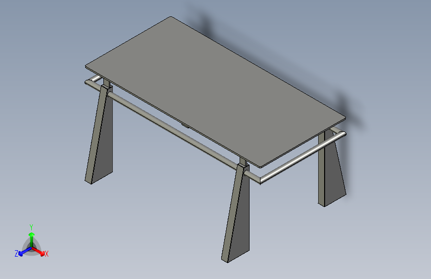 Mesa-桌子 设计 结合了不锈钢、木材和玻璃