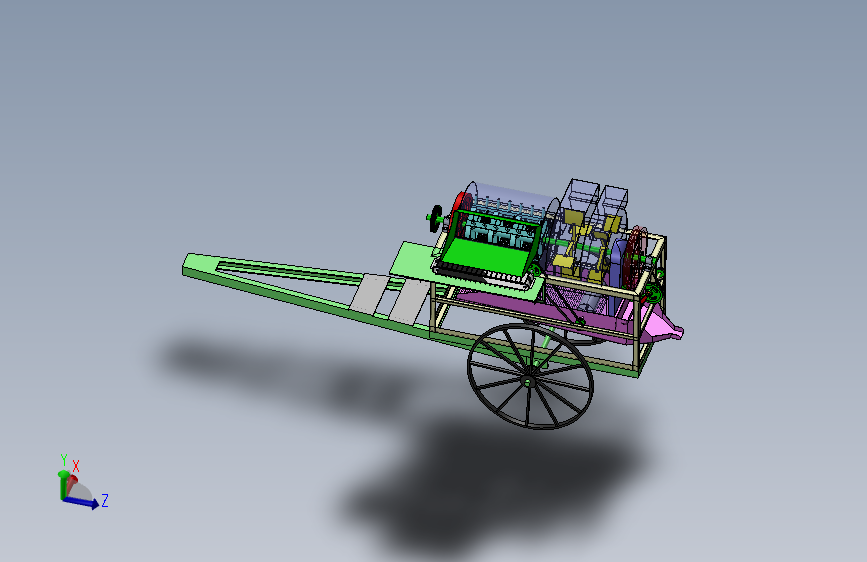 多作物脱粒机 农业机械