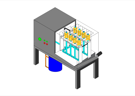 半自动洗瓶机用于杜松子酒瓶