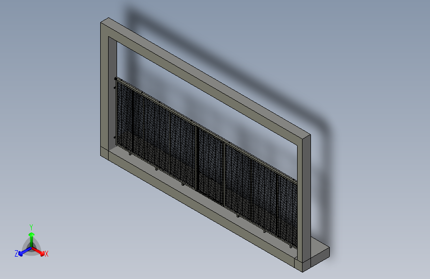 金属网门 储存区