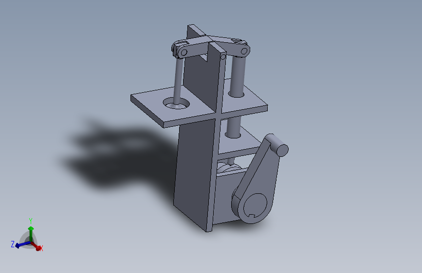这是四冲程发动机的气门机构，由凸轮和挺杆驱动。