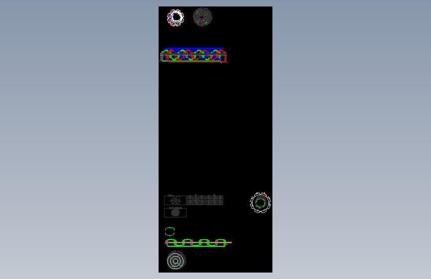 72 槽，8 极，三相，单层图电机绕阻