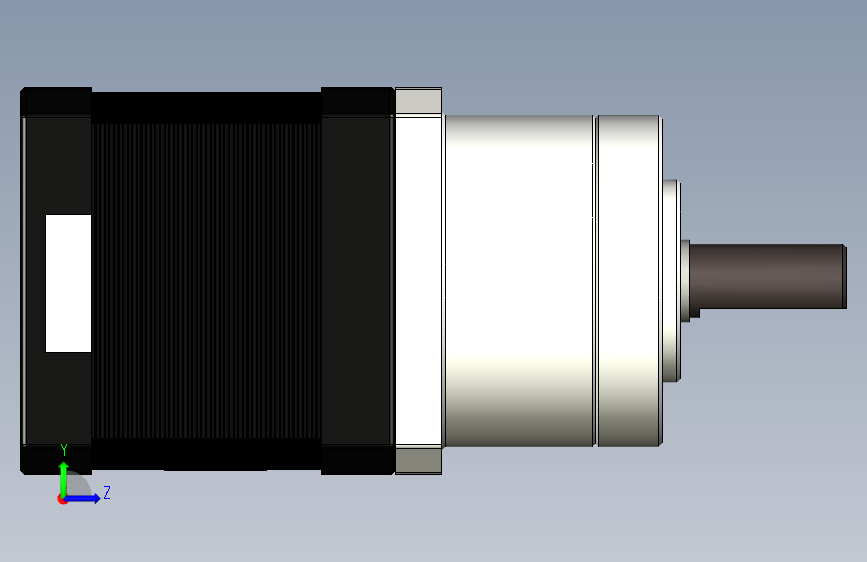汉普斯 Nema17 17HS4401S-PG5.18减速机 左侧视图