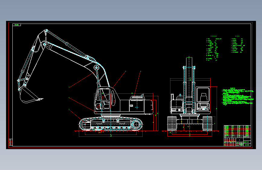 挖掘机总图==225865=0