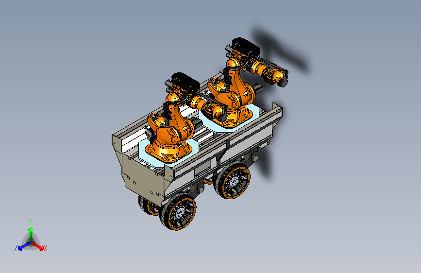 工业机器人移动作业平台