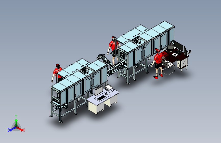 电子产品自动化检测生产线