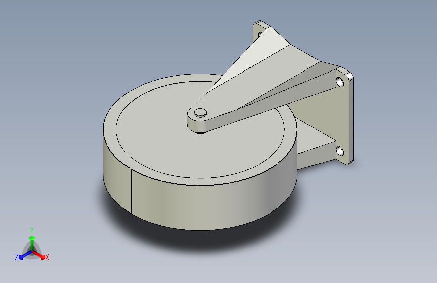 脚轮-超重载固定型-无轴承型_KVTK300-N