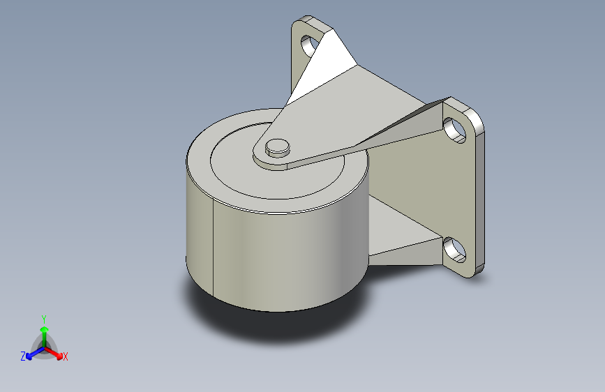 脚轮-低矮中重载固定型_KVTSH75