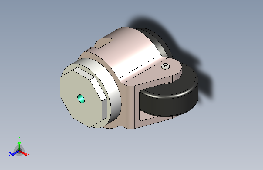 95090_带刹车脚升降福马轮-045180