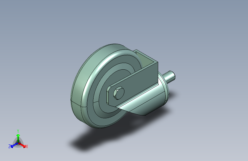 脚轮-中重载型-万向型·丝杆型(95～130kg)_L2JRCX100-SA