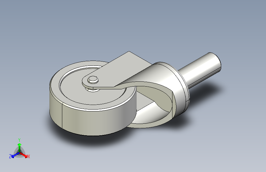 脚轮-轻载丝杠活动型_KVWF32B-N