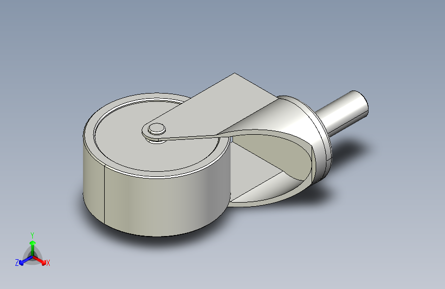脚轮-中载丝杠活动型-带轴承型_KVWL50-U