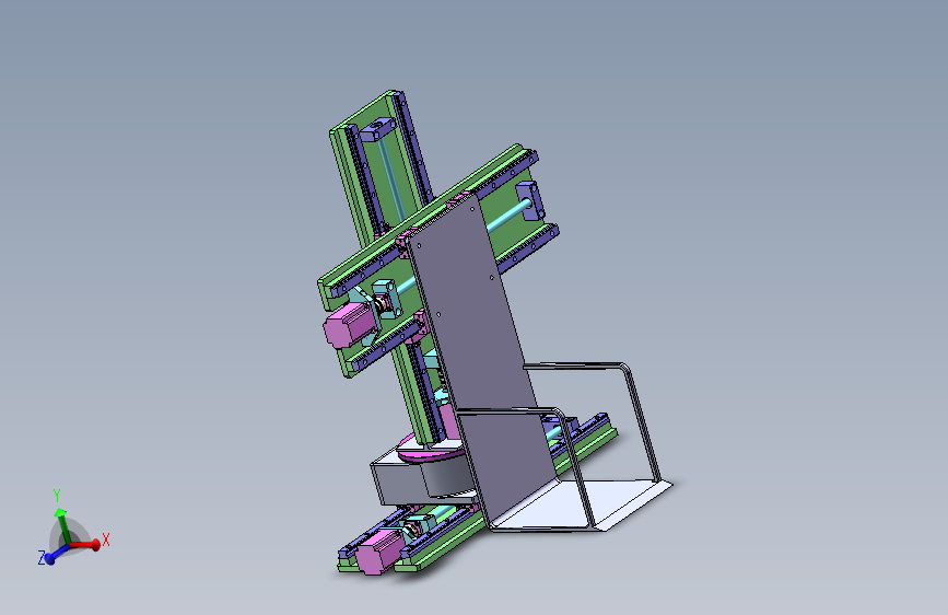 车载可对接地面升降座椅-三维--1762763--300