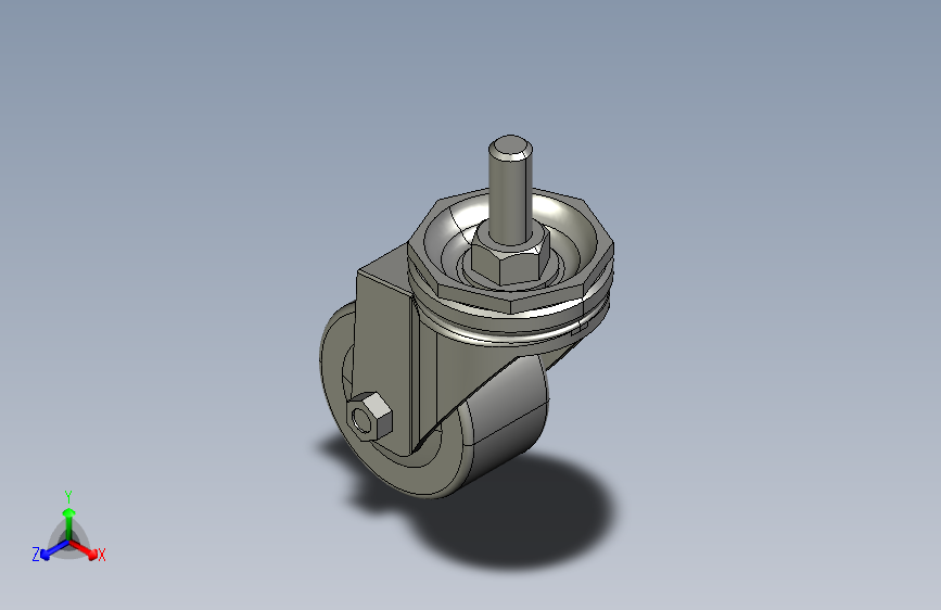 中载型脚轮-丝杆万向型JDE-40